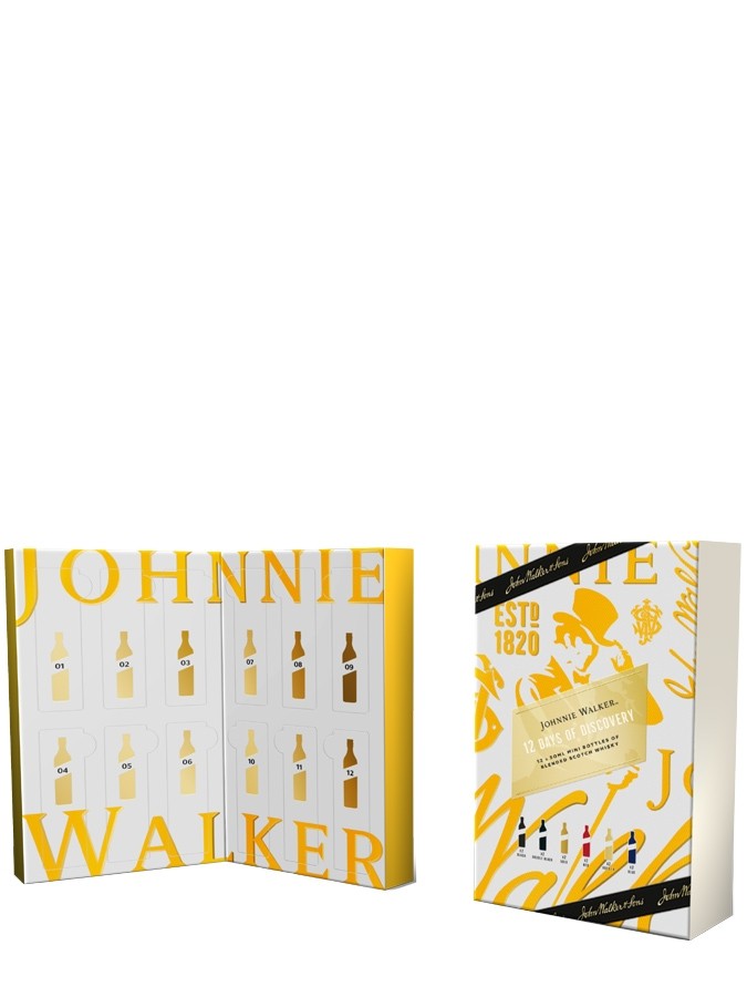 Johnnie Walker Calendrier de l'avent 12x5cl