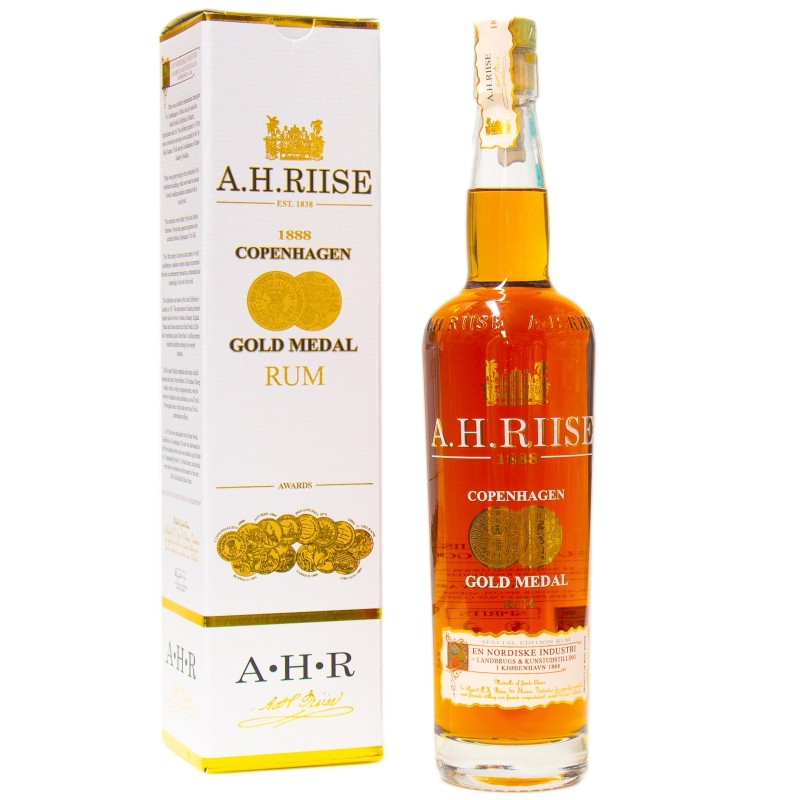 AH Riise 1888 Copenhagen Gold Medal Rum 40%