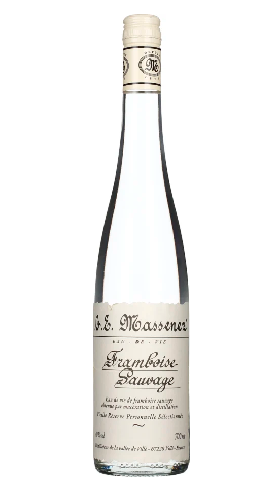 Eau de vie Framboise Sauvage Massenez 40% 