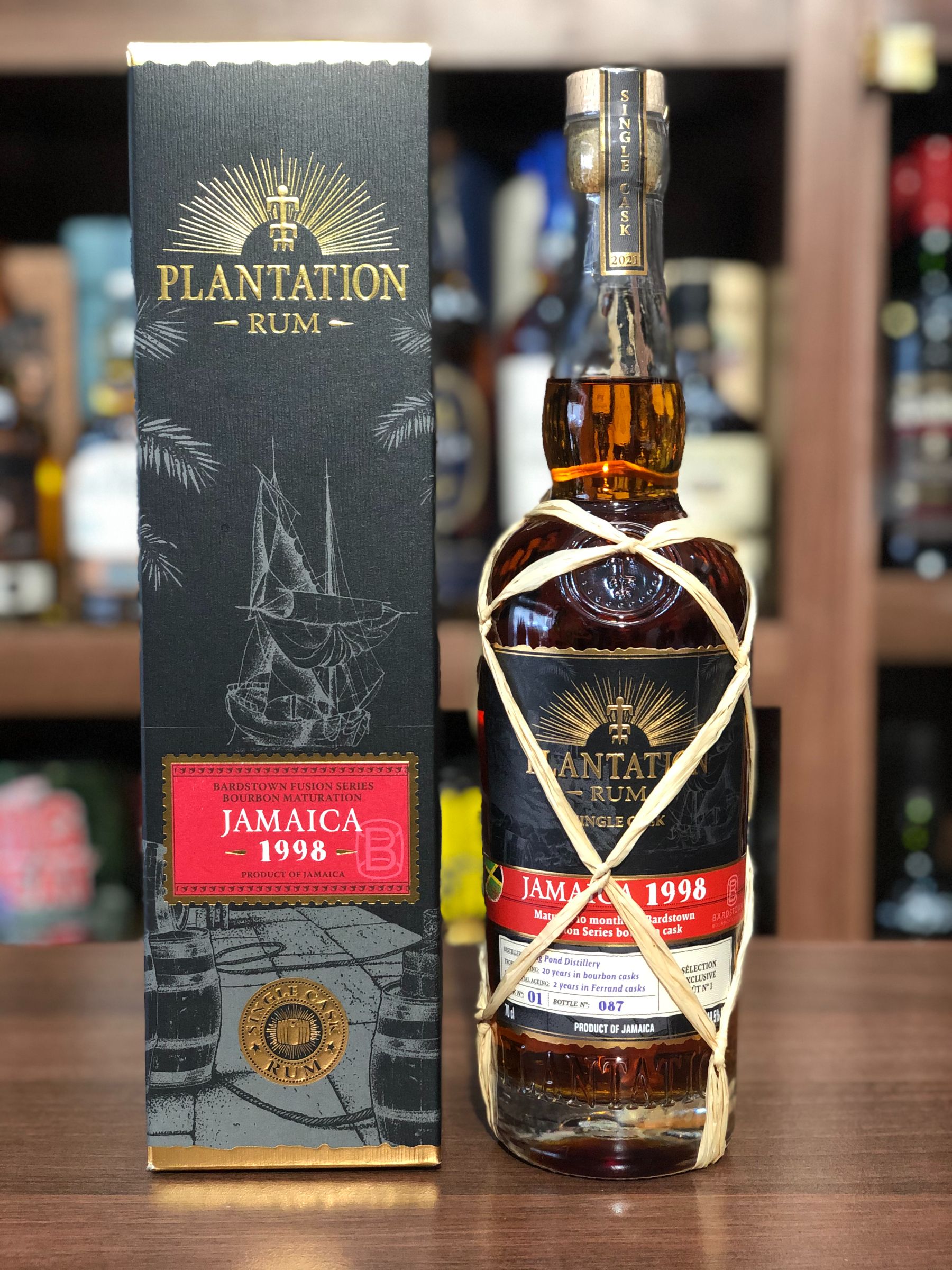 Plantation Jamaica 1998 Single Cask Long Pond / Finish Bardstown Bourbon Cask 49.5% 