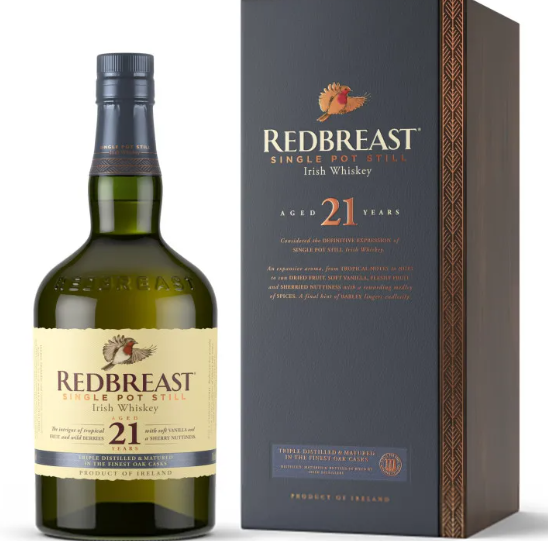 Redbreast 21 ans Single Pot Still 46%