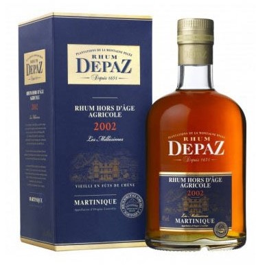 Rhum Martinique Depaz Millsime 2002 45%