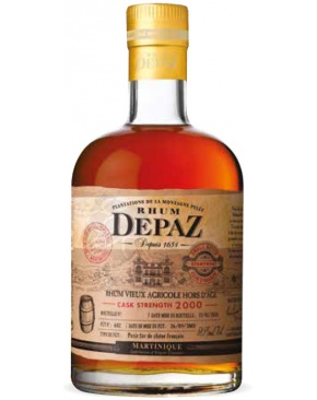 Rhum Martinique Depaz Millsime 2000 Brut de ft 58.5%