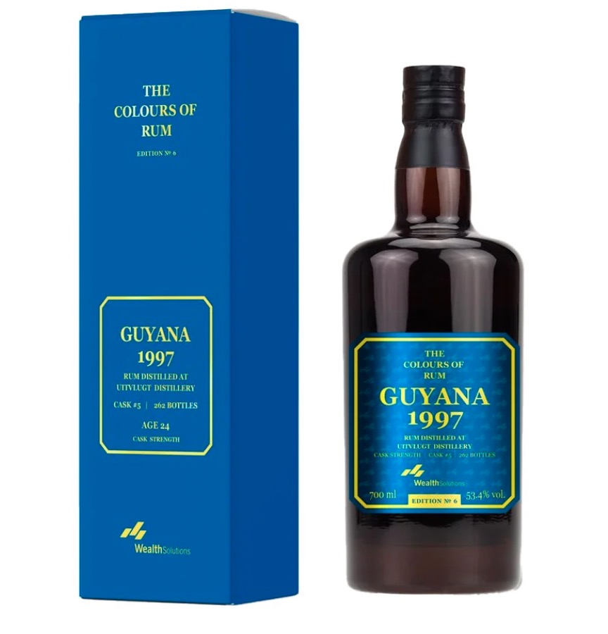 Colours of Rum Guyana  24 an 1997 Uitvlugt Edition N�6