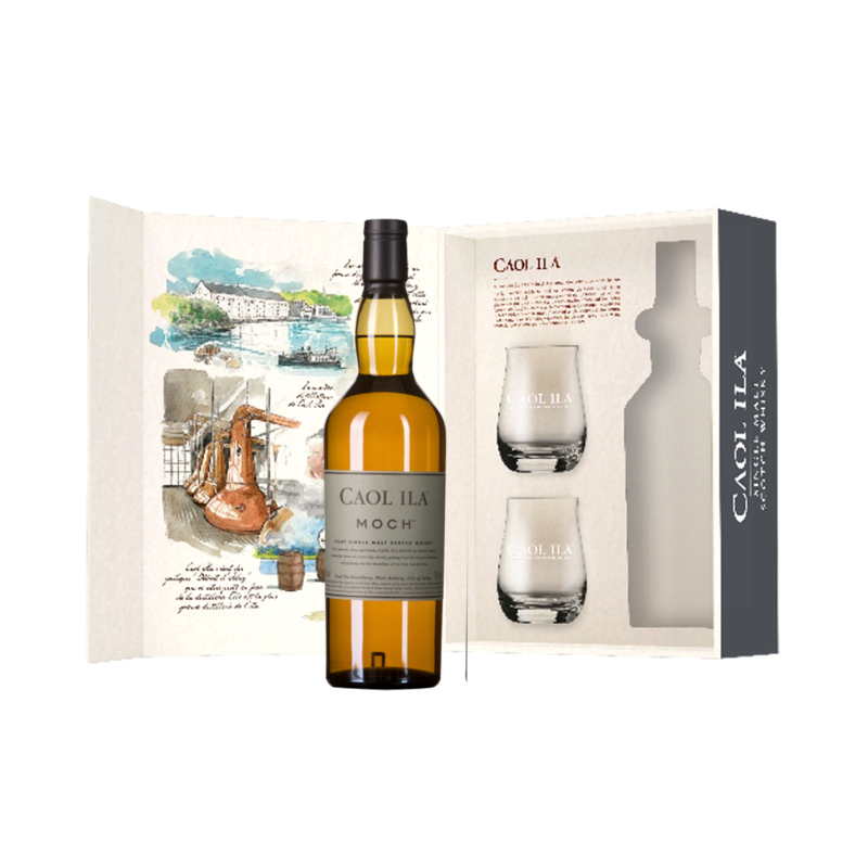 Caol Ila Moch Coffret 2 Verres 43%