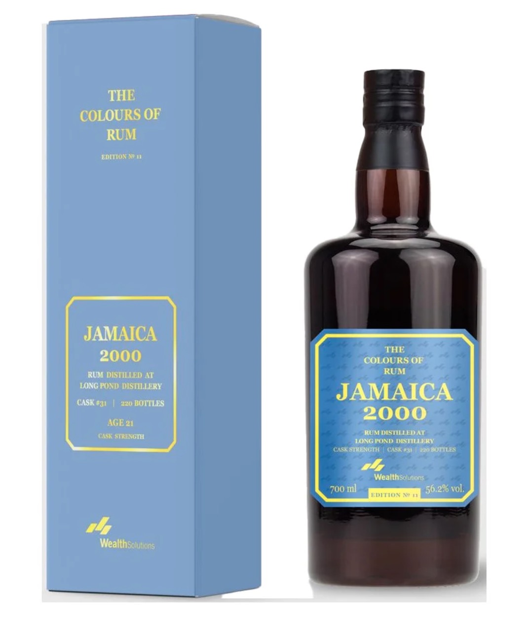 Colours of Rum Jamaica 21 ans 2000 Long Pond Edition N�11