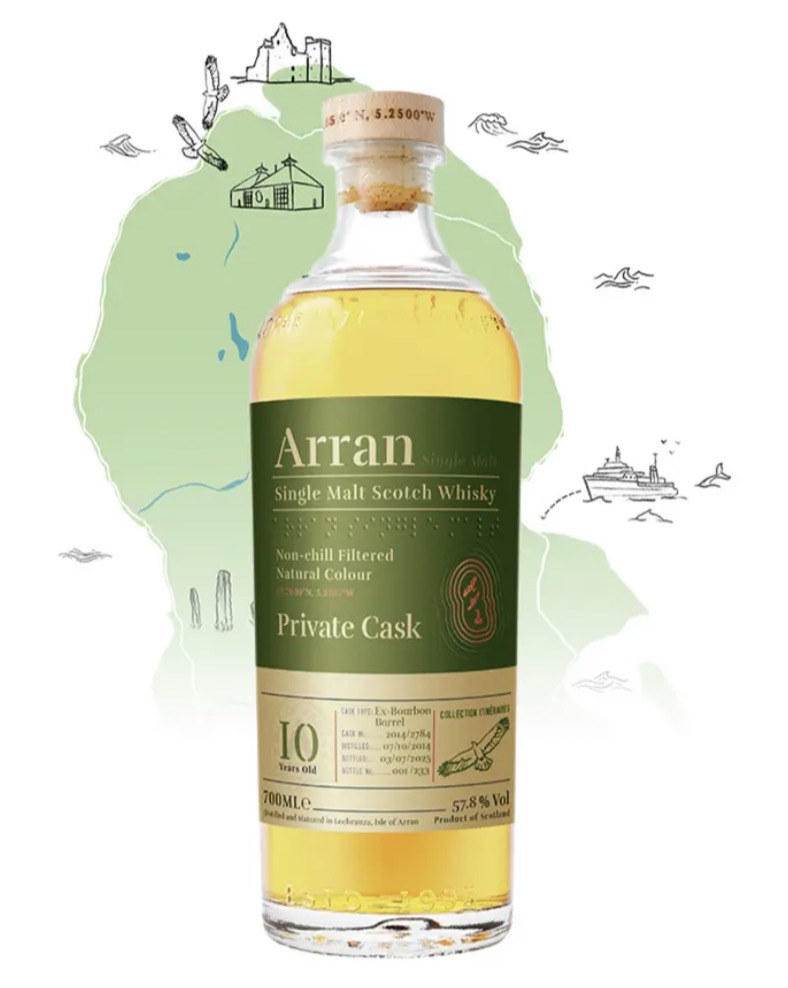 Arran 10 ans 2014 1st Fill Bourbon Barrel 14/2784 Itin�raires
