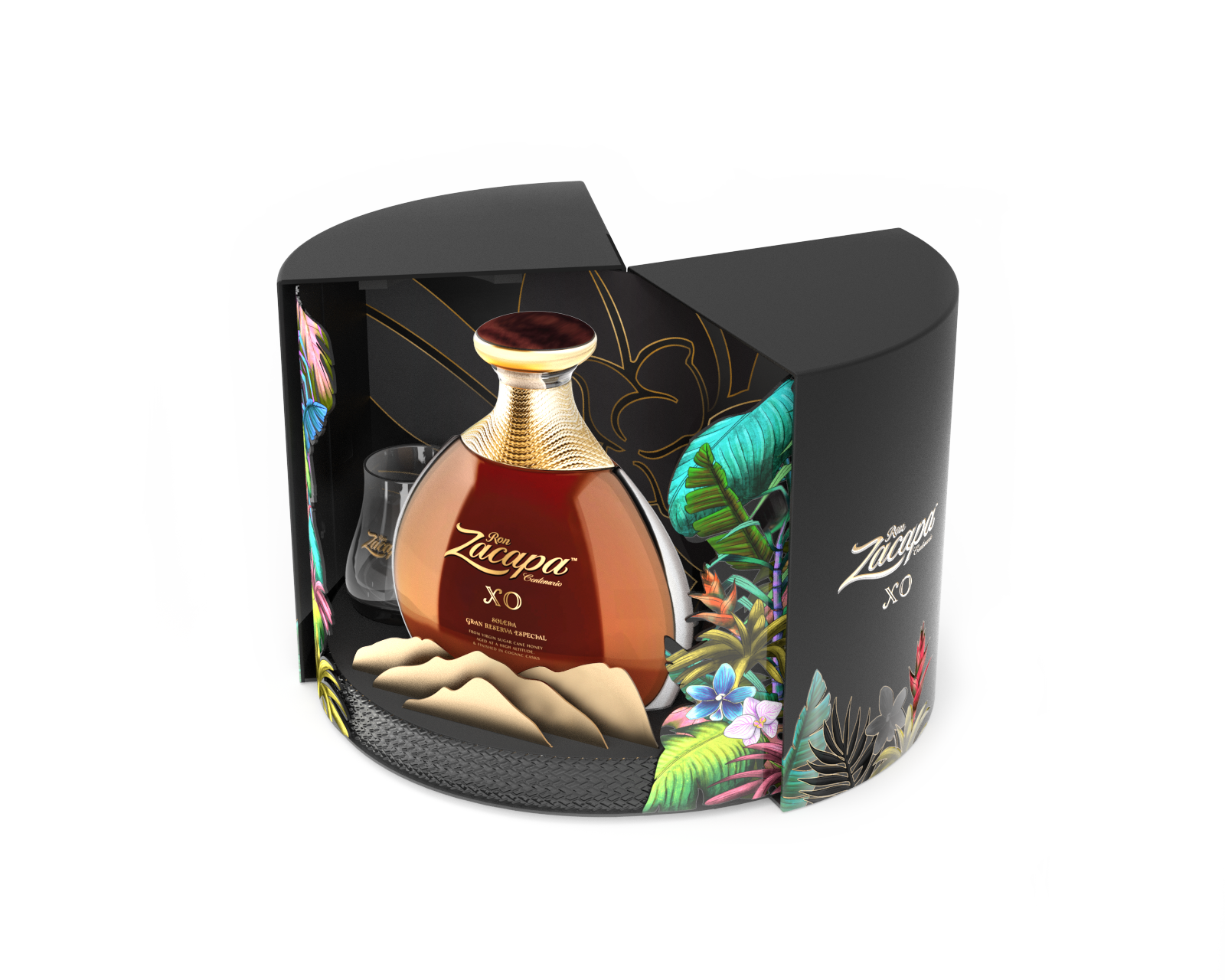 Coffret Zacapa XO 40% (bouteille + 2 verres)