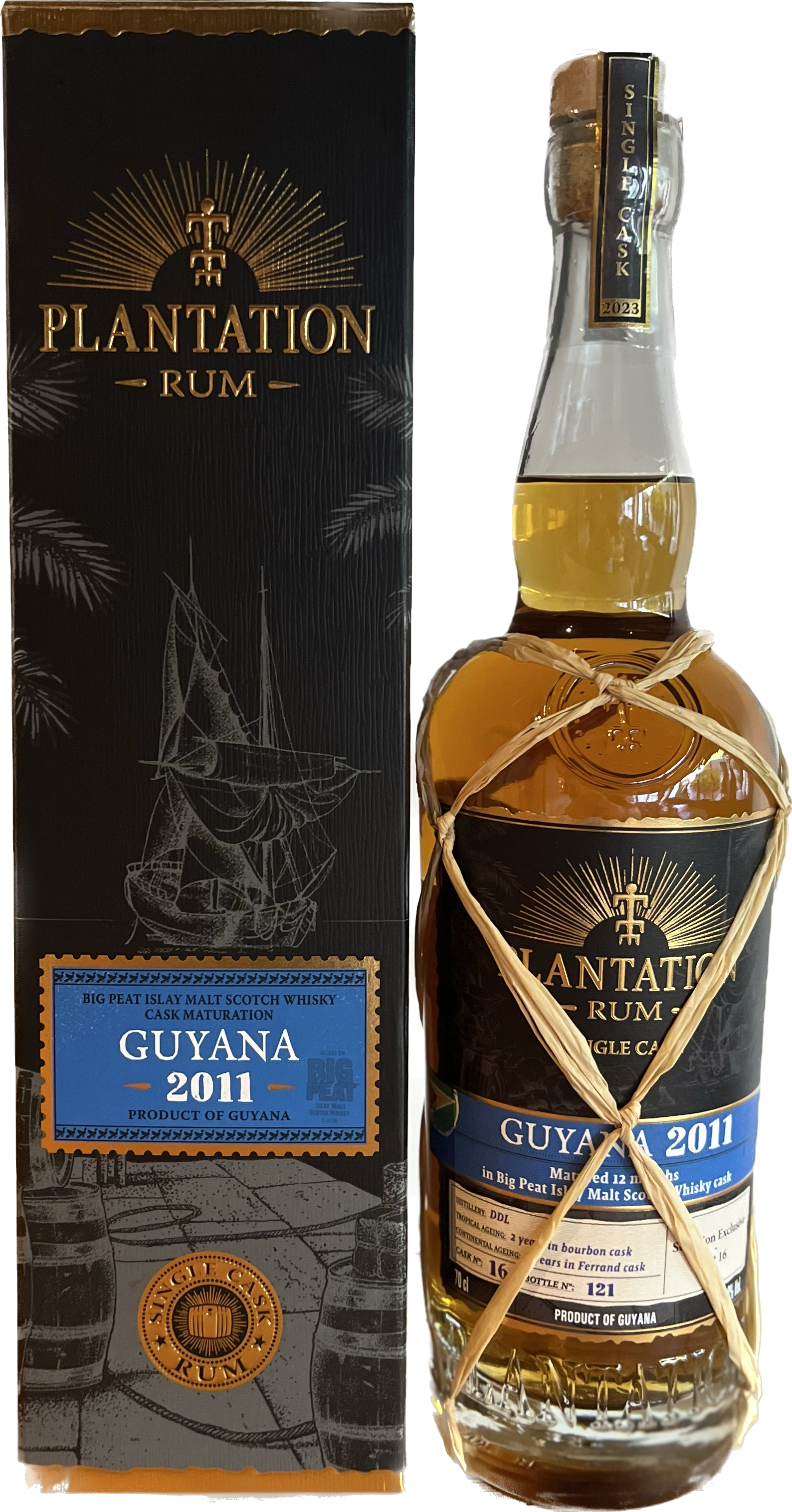 Plantation Rum Guyana 2011 Big Peat Cask Finish 48.8%