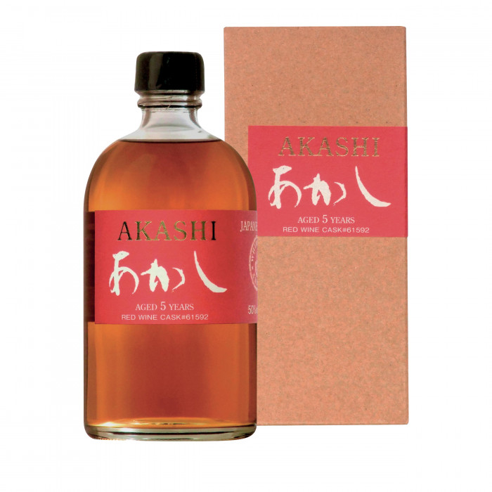 Akashi 5 ans Single Malt Red Wine Finish 50%