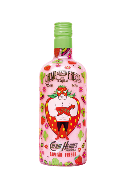 Cream Heroes Fraise - Crme de tequila 17%